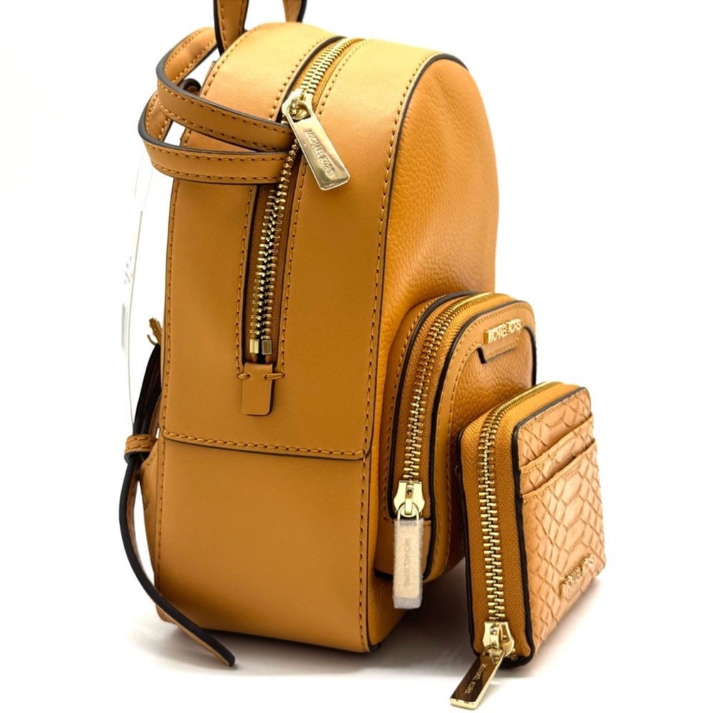 Michael Kors Jaycee Extra-Small Signature Logo Backpack & Matching ZA Card Case - Picture 4 of 13